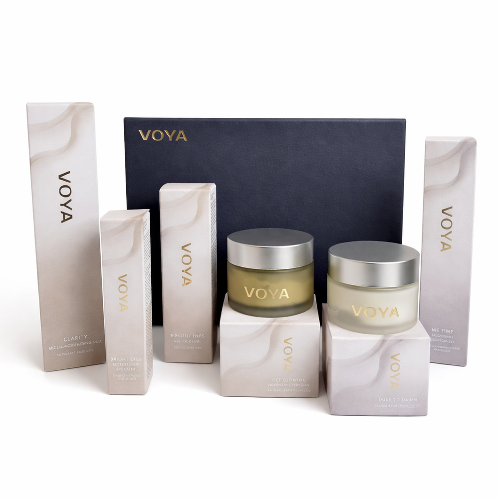 VOYA Organic Complete Skincare Routine Diamond Bundle Deal Gift Sets