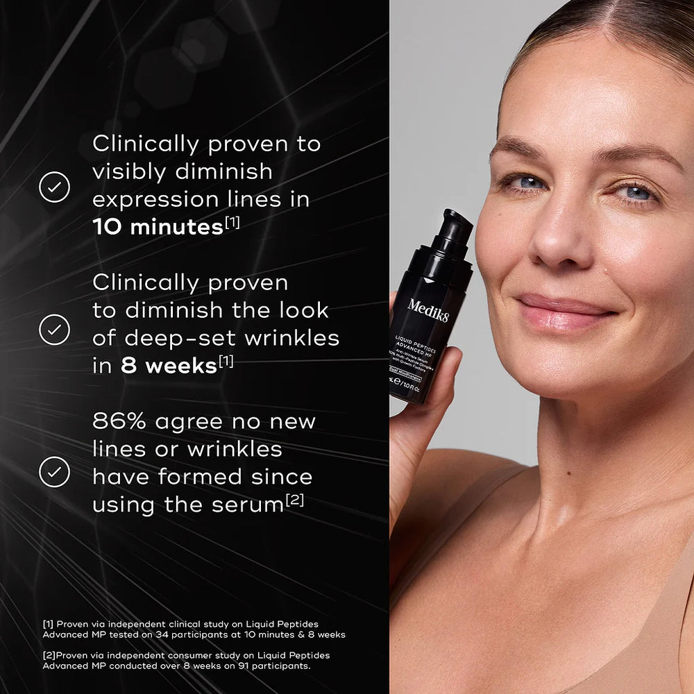 Medik8 Peptide Boosters Kit Liquid Peptides Advanced MP 30ml + Advanced pro-collagen+ Peptide Cream 12.5ml