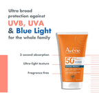 Avène Intense Protect SPF50+ 150ml — packaging detail