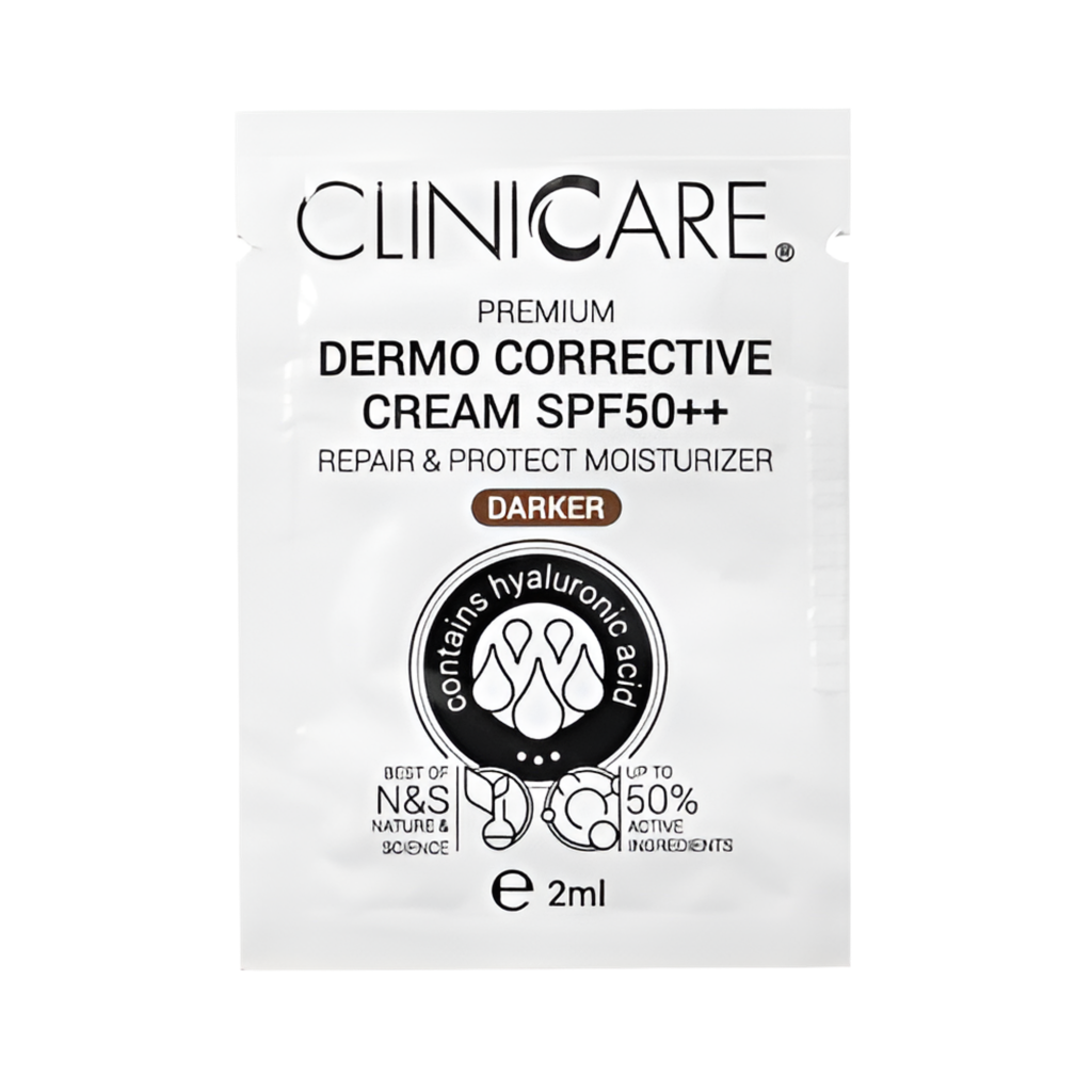 CLINICCARE Dermo Corrective Cream SPF50 sample MEDIUM Sold individually