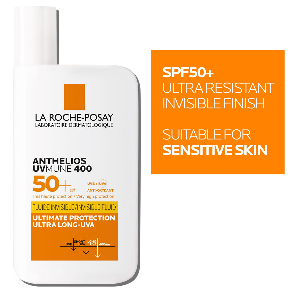 La Roche-Posay Anthelios UVMune 400 Invisible Fluid Non-Perfumed Suncream SPF50+ 50ml