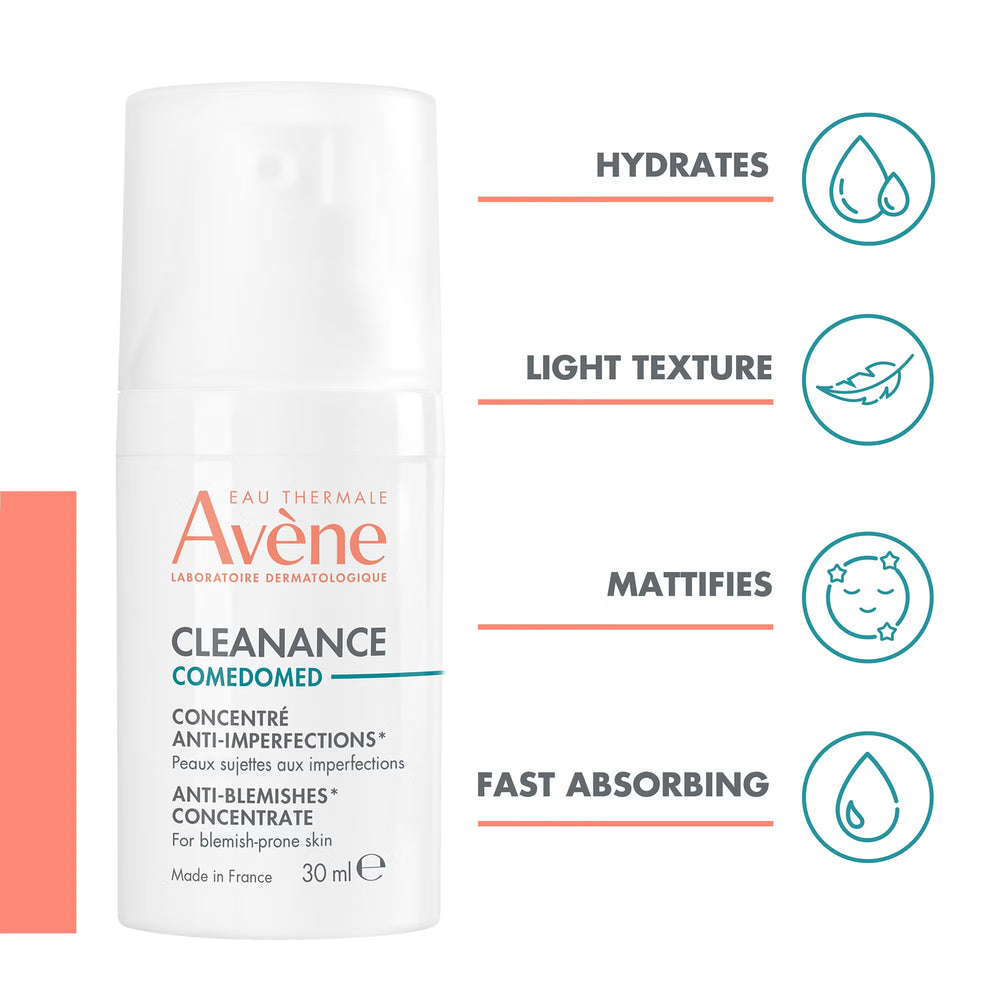 Avène Cleanance Comedomed Anti-Blemish Concentrate 30ml — key ingredients