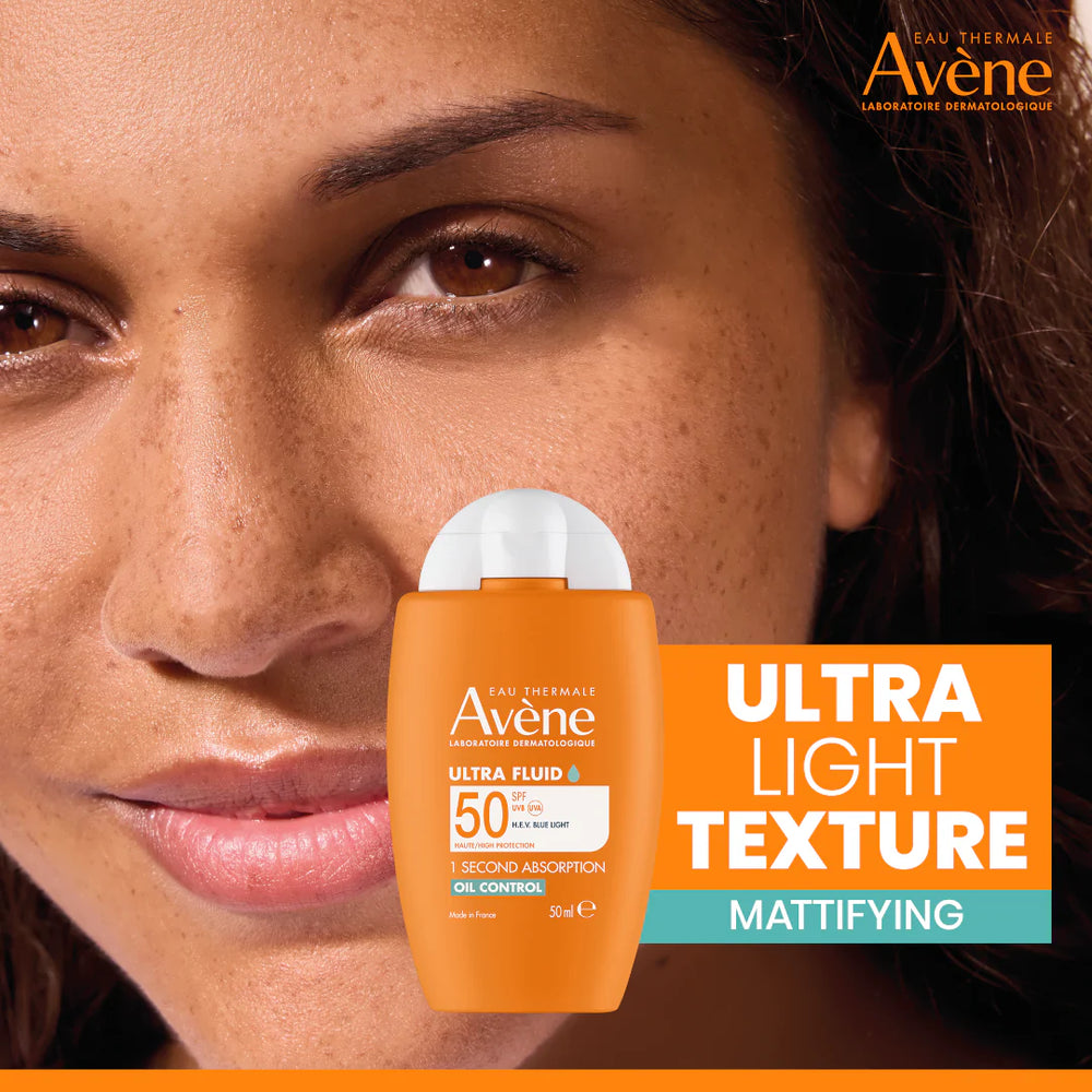 Avène Ultra Fluid Oil Control SPF50 50ml — formula and texture