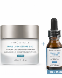 SkinCeuticals Triple Lipid Restore 2:4:2 + Blemish + Age Defense 15ml Bundle