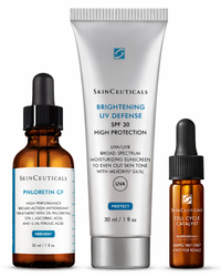 Skinceuticals Depigmenting Phloretin CF 30ml + Brightening UV Defense SPF 30 30ml + Cell Cycle Catalyst 4ml Bundle