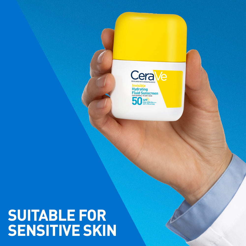 CeraVe Invisible Hydrating Fluid Sunscreen SPF 50 50ml