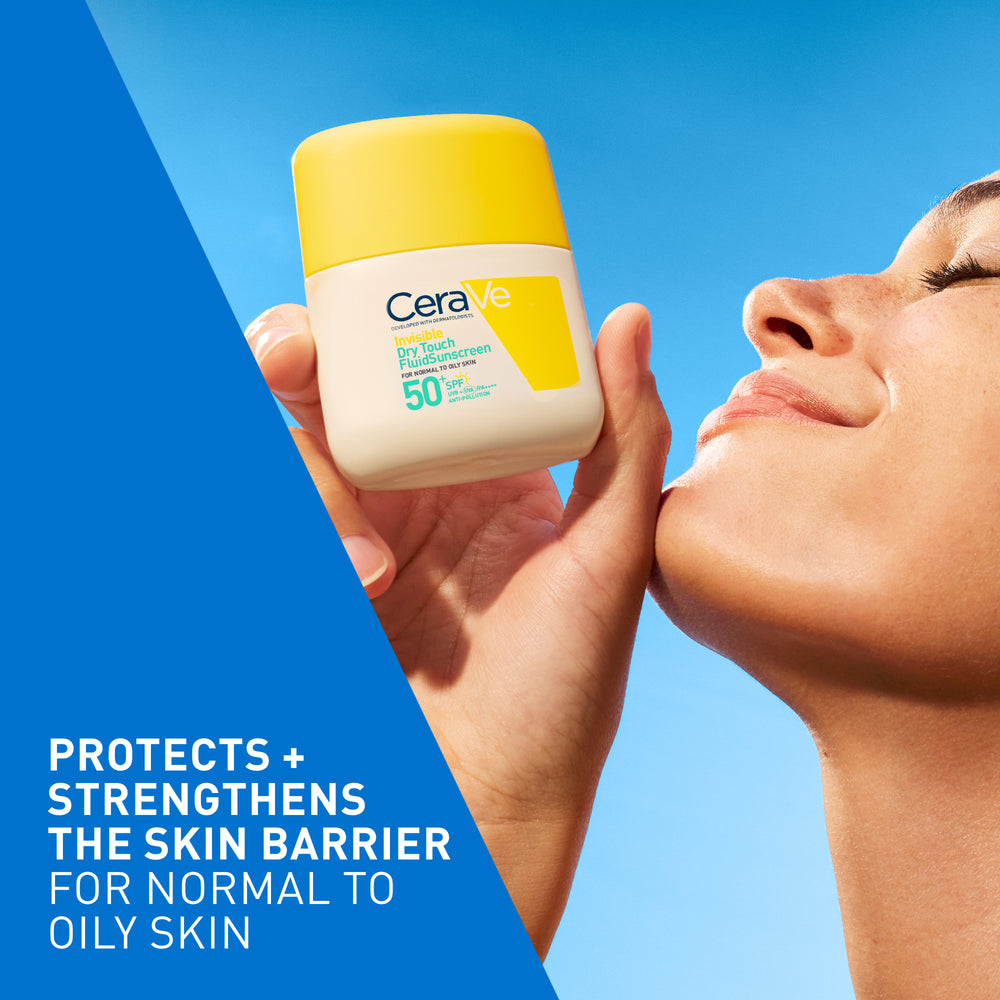 CeraVe Invisible Dry Touch Fluid Sunscreen SPF 50 50ml