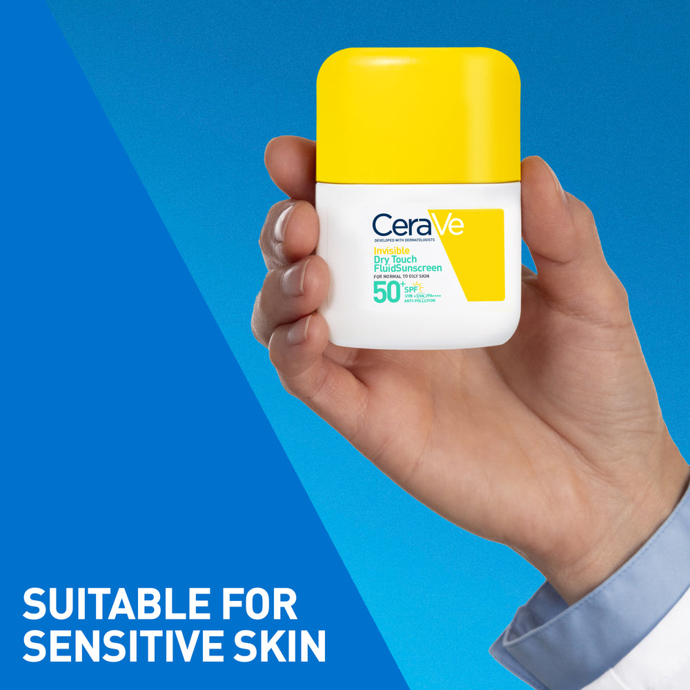 CeraVe Invisible Dry Touch Fluid Sunscreen SPF 50 50ml