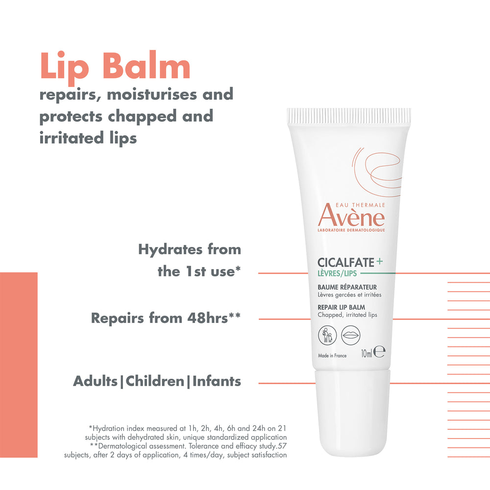 Avène Cicalfate+ Lips Repair Lip Balm 10ml — formula and texture