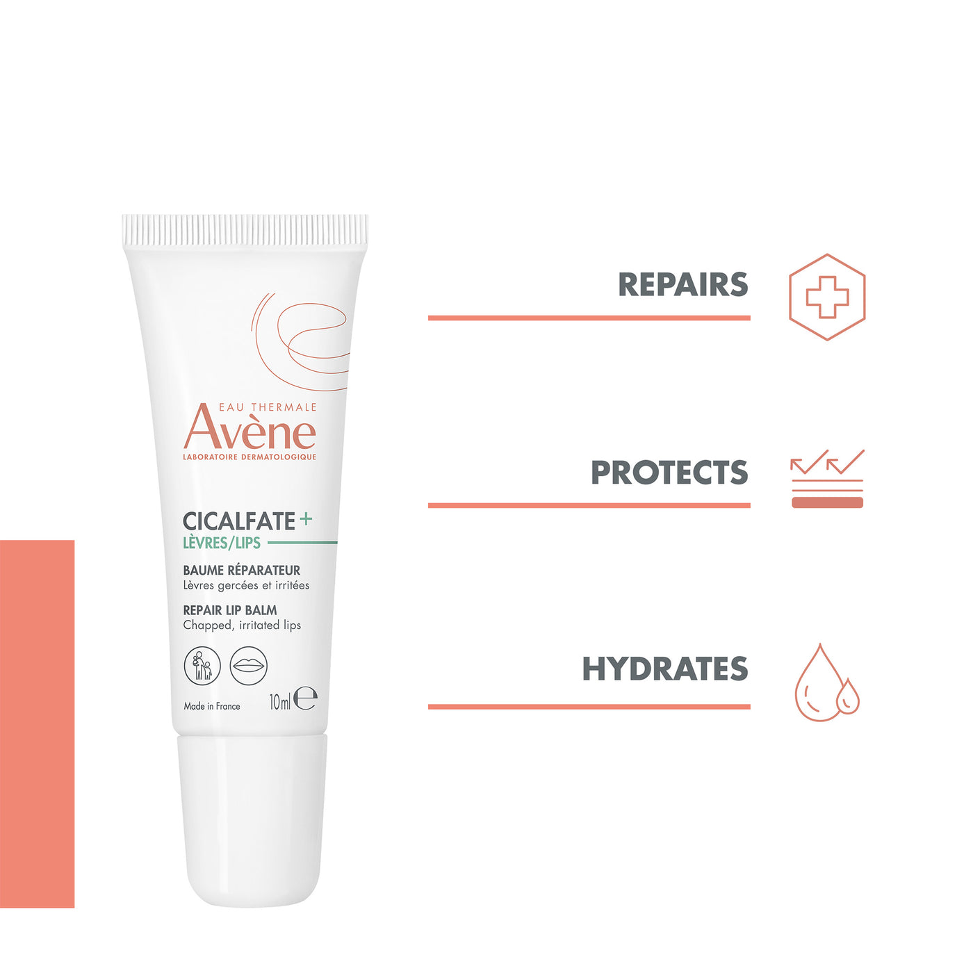 Avène Cicalfate+ Lips Repair Lip Balm 10ml — key ingredients