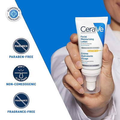 CeraVe AM Facial Moisturising Lotion SPF 30 52ml