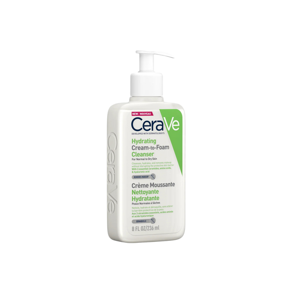 CeraVe Hydrating Cream-to-Foam Cleanser 236ml
