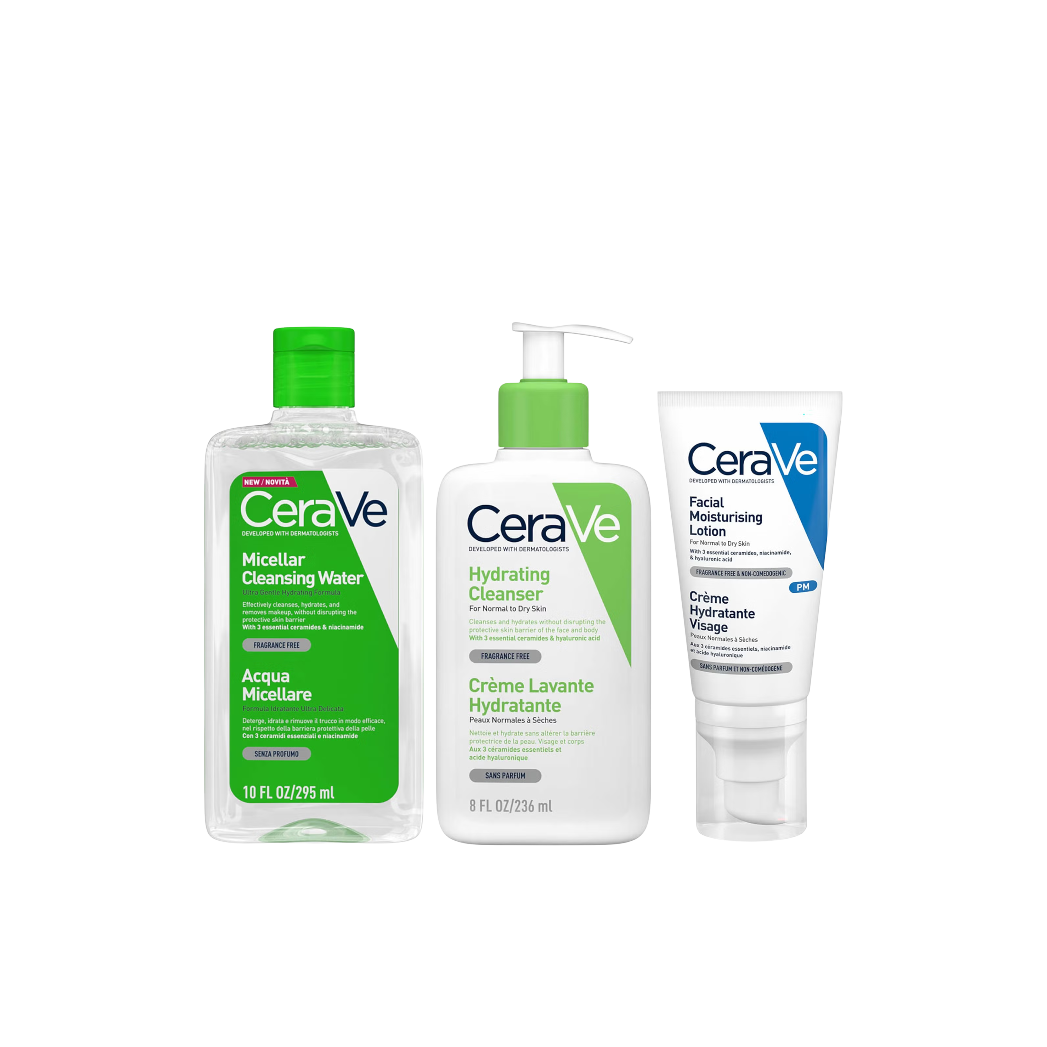 CeraVeHydrating 3Step Cleanse Bundle