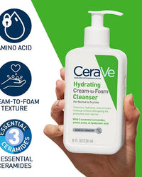 CeraVe Hydrating Cream-to-Foam Cleanser 236ml CeraVe