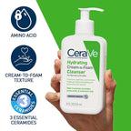 CeraVe Hydrating Cream-to-Foam Cleanser 236ml CeraVe