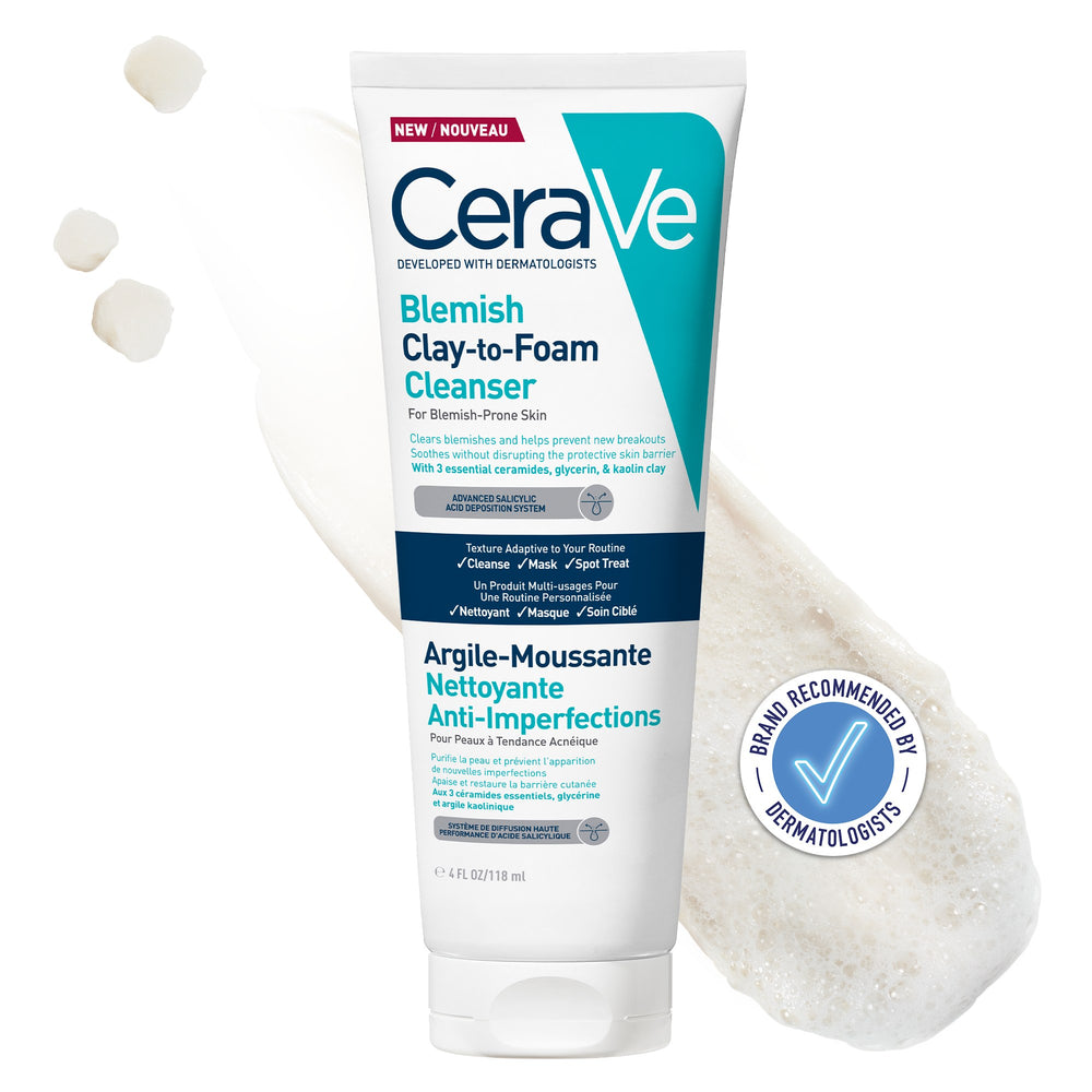 CeraVe Blemish Clay To Foam Cleanser 118ml