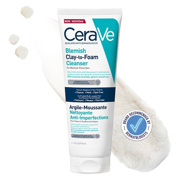 CeraVe Blemish Clay To Foam Cleanser 118ml