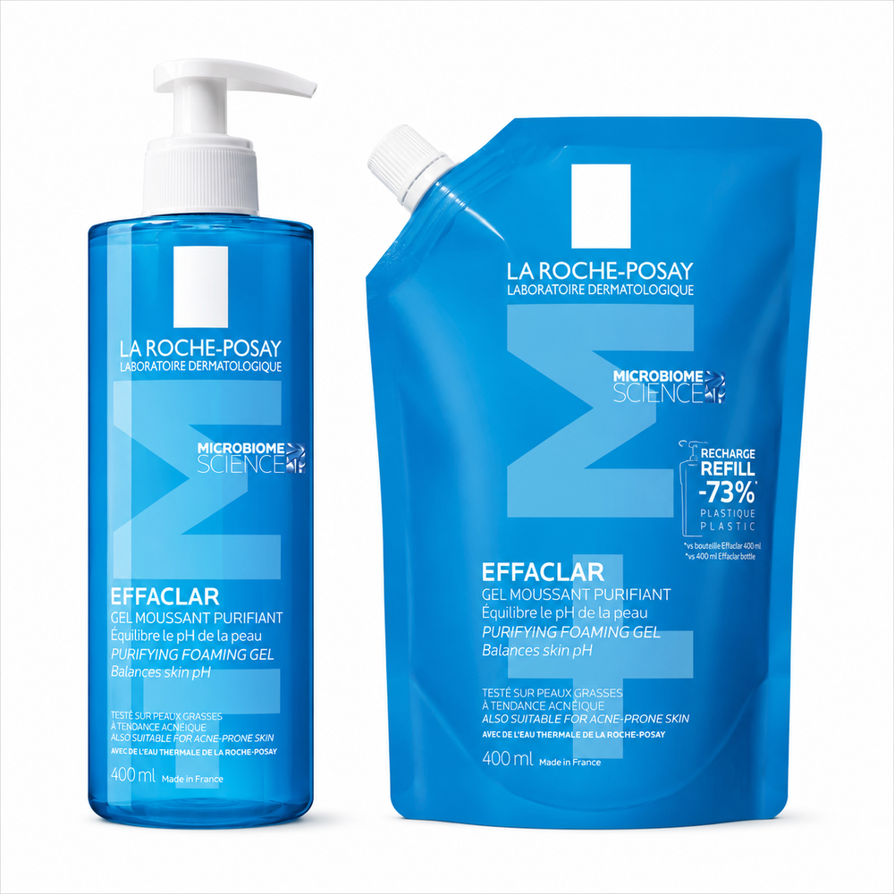 La Roche-Posay Effaclar Purifying Foaming Gel Cleanser REFILL 400ml