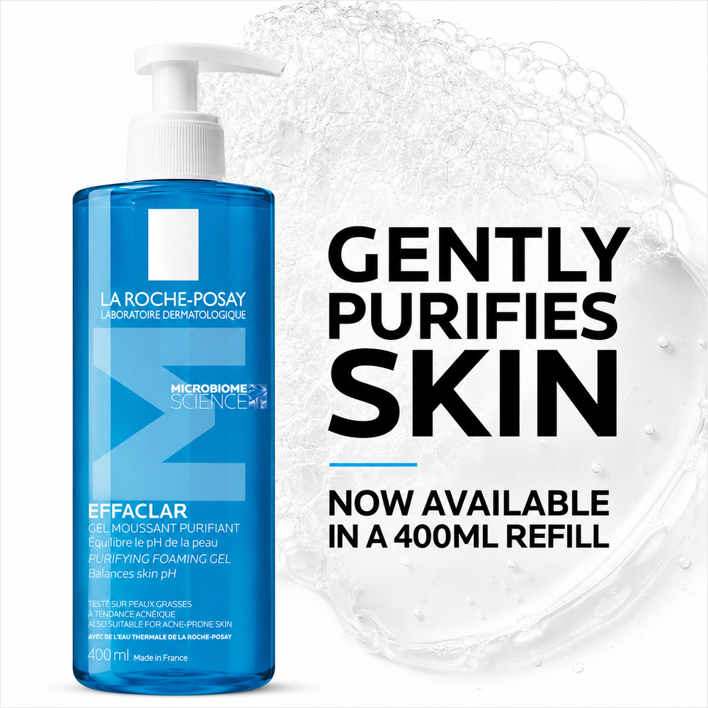 La Roche-Posay Effaclar Purifying Foaming Gel Cleanser REFILL 400ml
