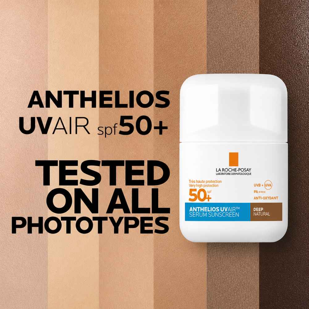 La Roche-Posay Anthelios UVAir Serum Sunscreen SPF50+ Deep 50ml