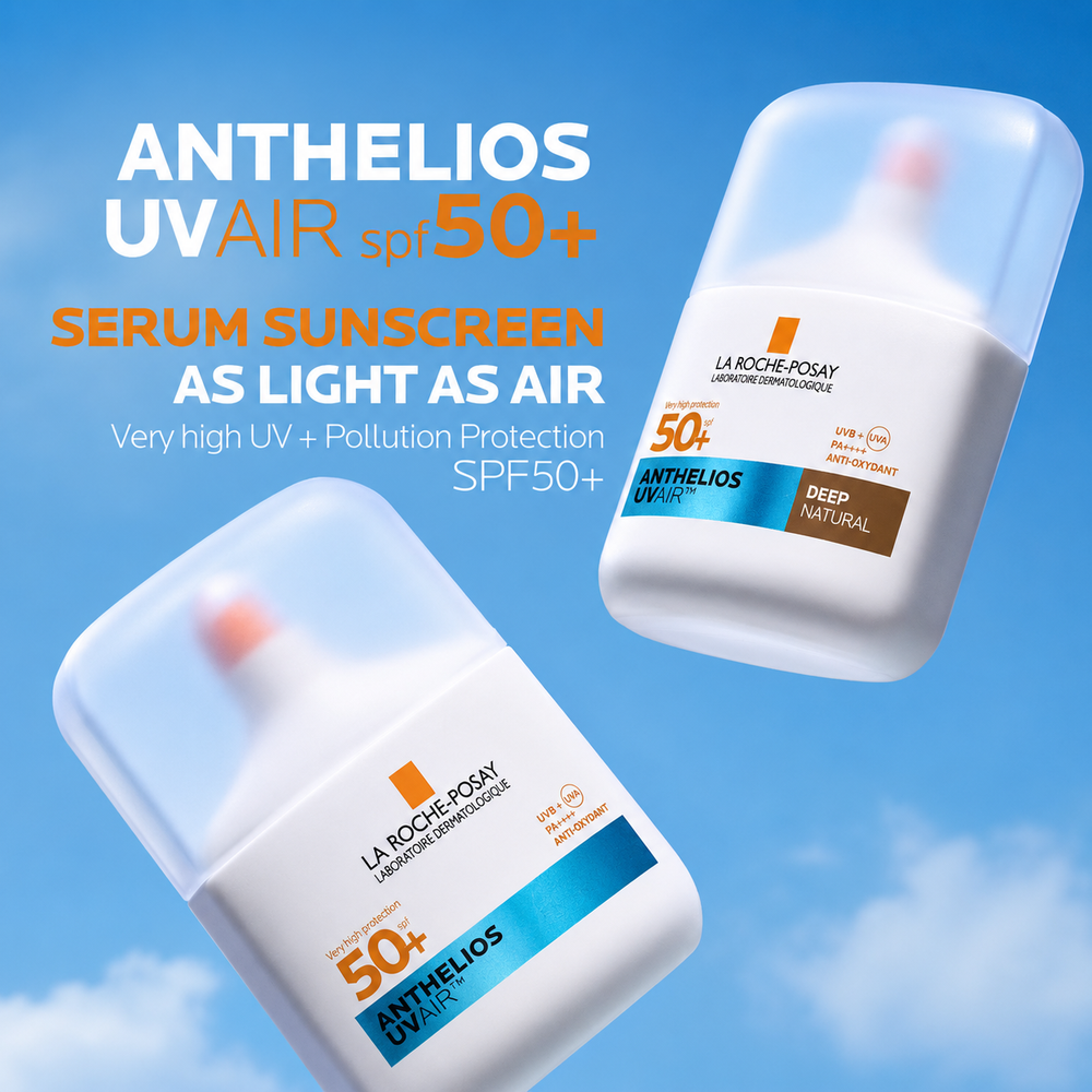 La Roche-Posay Anthelios UVAir Serum Sunscreen SPF50+ Deep 50ml