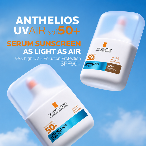 La Roche-Posay Anthelios UVAir Serum Sunscreen SPF50+ Deep 50ml