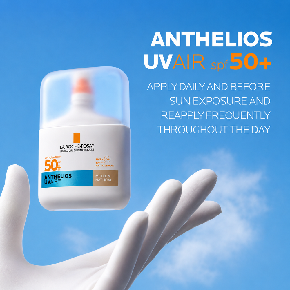 La Roche-Posay Anthelios UVAir Serum Sunscreen SPF50+ Medium 50ml