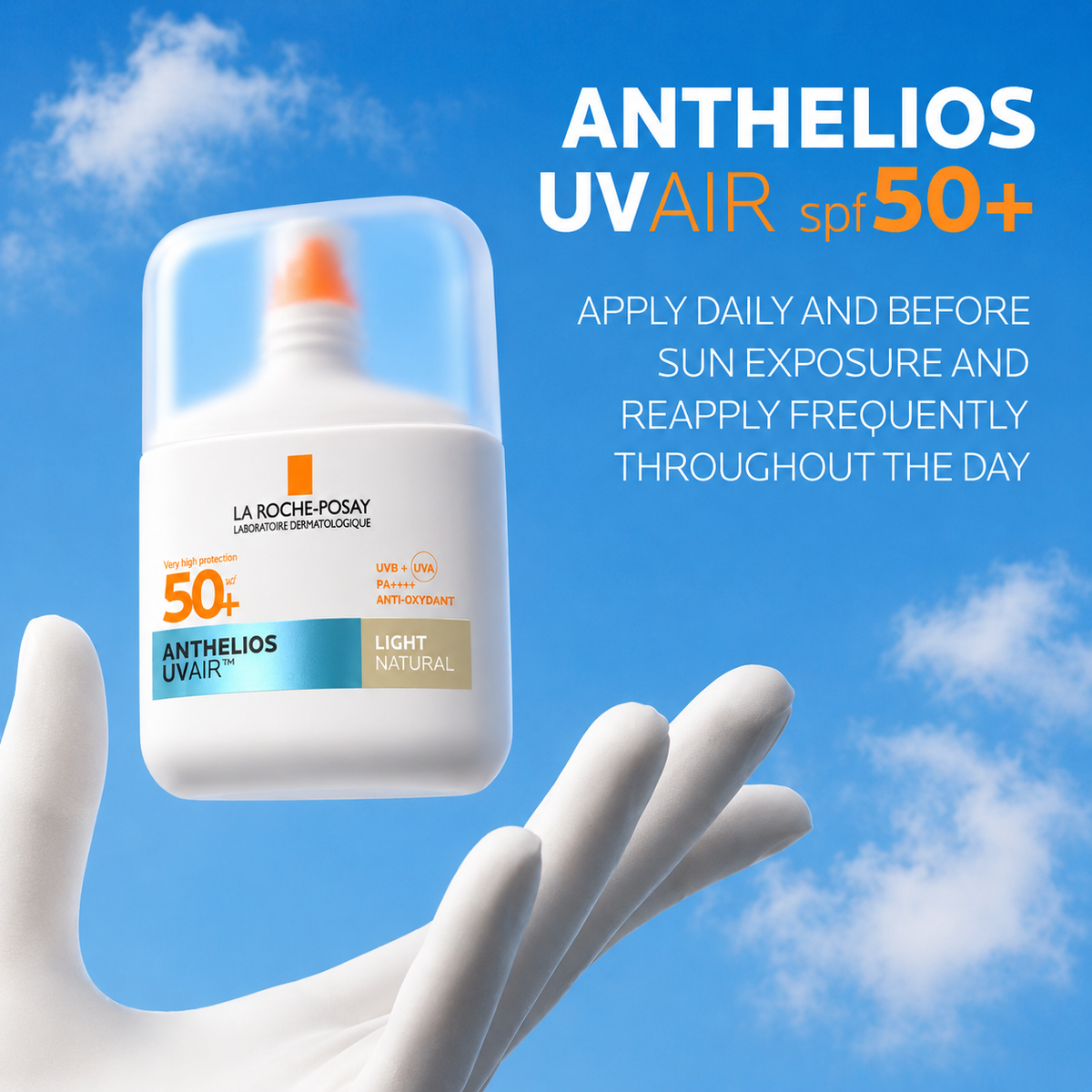 La Roche-Posay Anthelios UVAir Serum Sunscreen SPF50+ Light 50ml