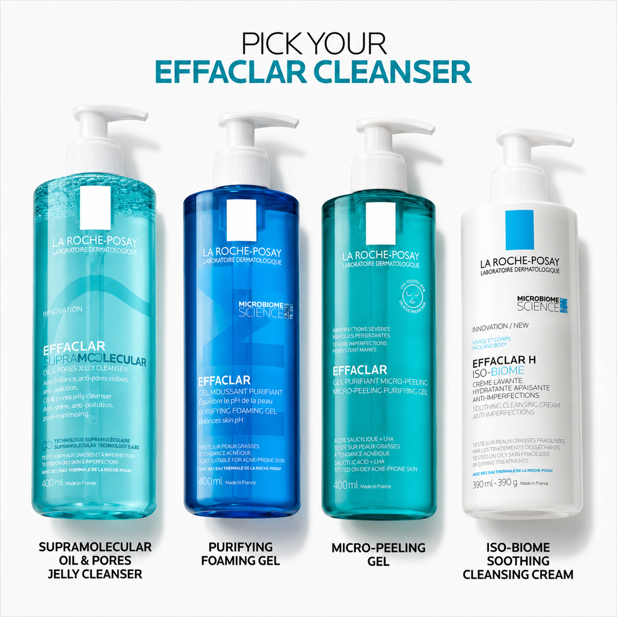 La Roche-Posay Effaclar Supramolecular Face Jelly Cleanser 200ml