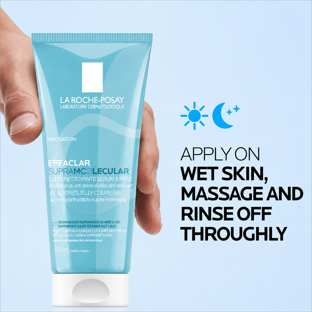 La Roche-Posay Effaclar Supramolecular Face Jelly Cleanser 200ml