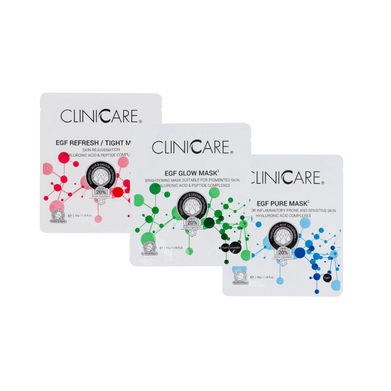 ClinicCare EGF Refresh Glow + Pure Mask Bundle