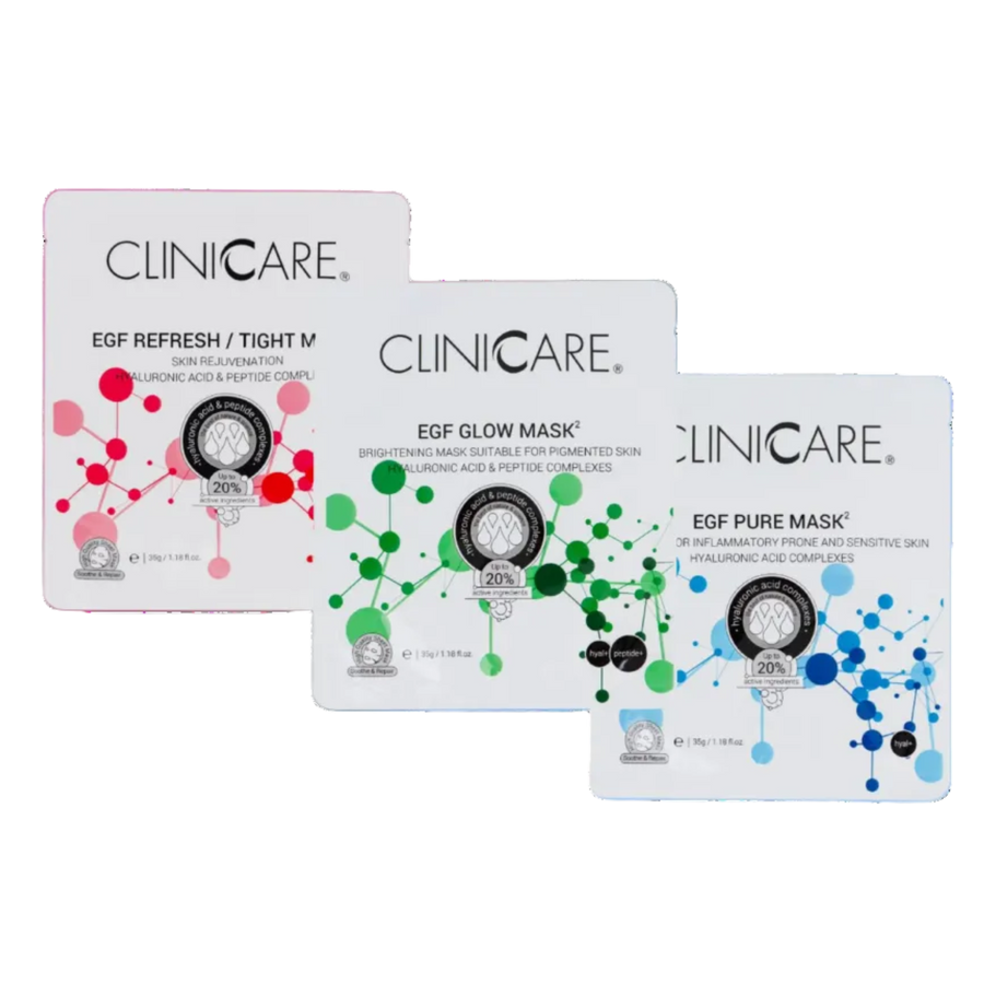 ClinicCare EGF Refresh Glow + Pure Mask Bundle
