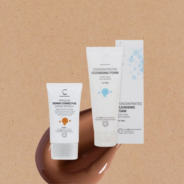ClinicCare Dermo Corrective Darker 35ml + Concentrated Cleansing Foam 100ml Bundle