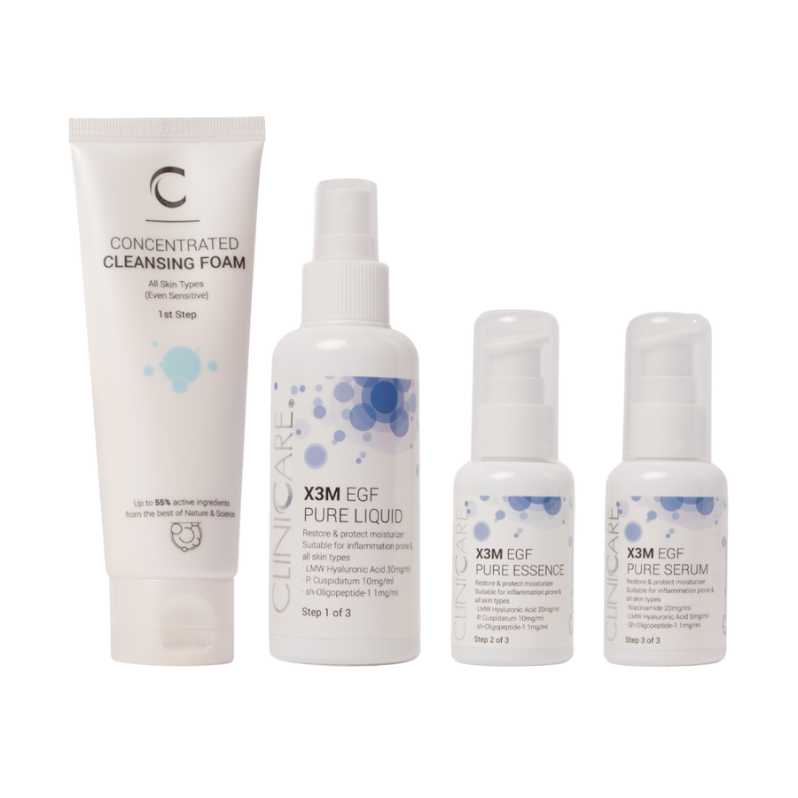 ClinicCare Pure Range Bundle + Concentrated Cleansing Foam 100ml
