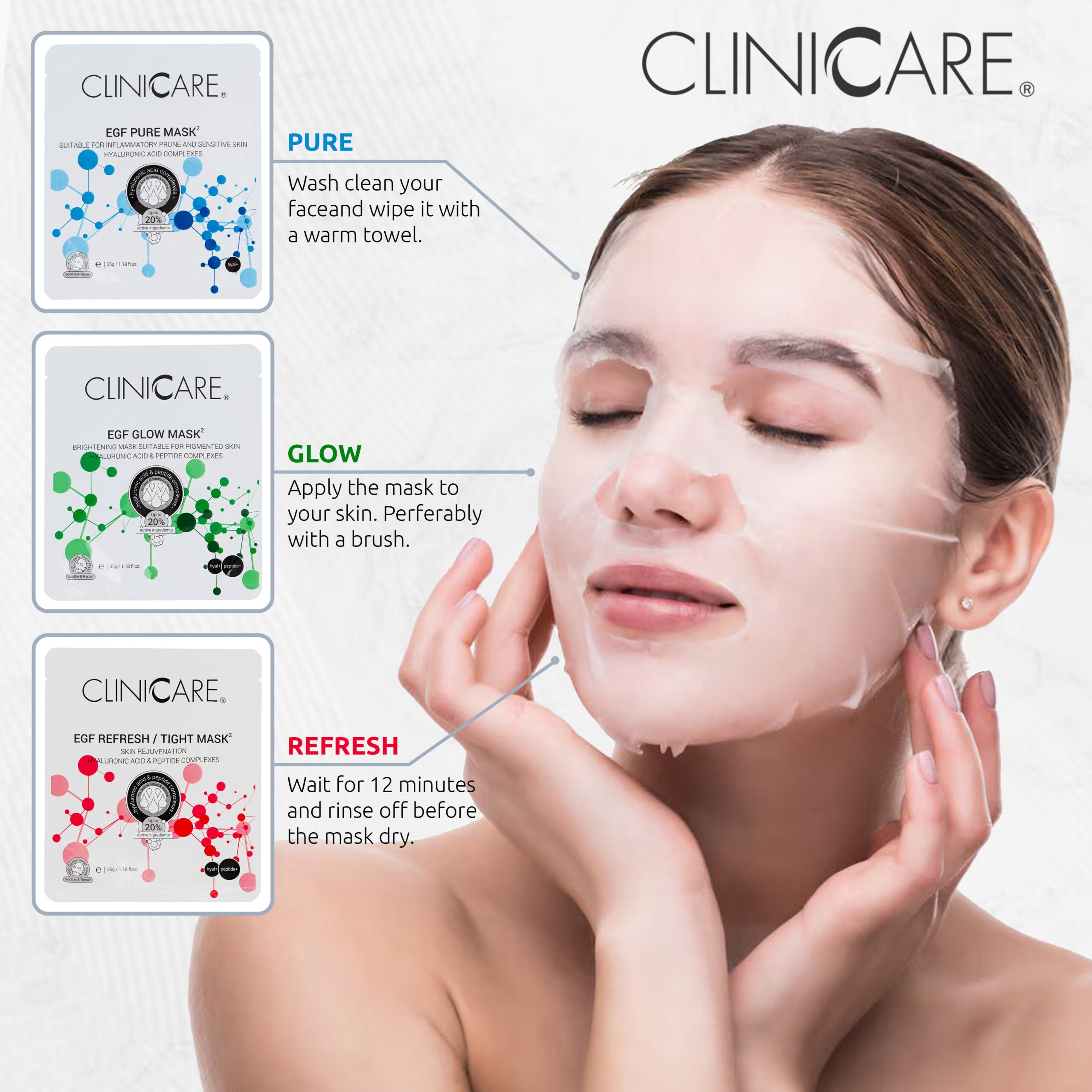 ClinicCare EGF Refresh / Tight 1 Mask ClinicCare