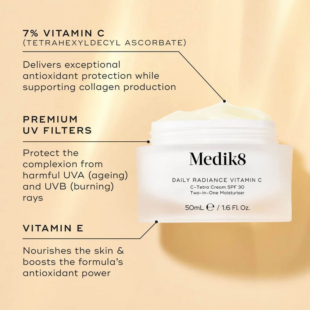 Medik8 Daily Radiance Vitamin C SPF 30 50ml