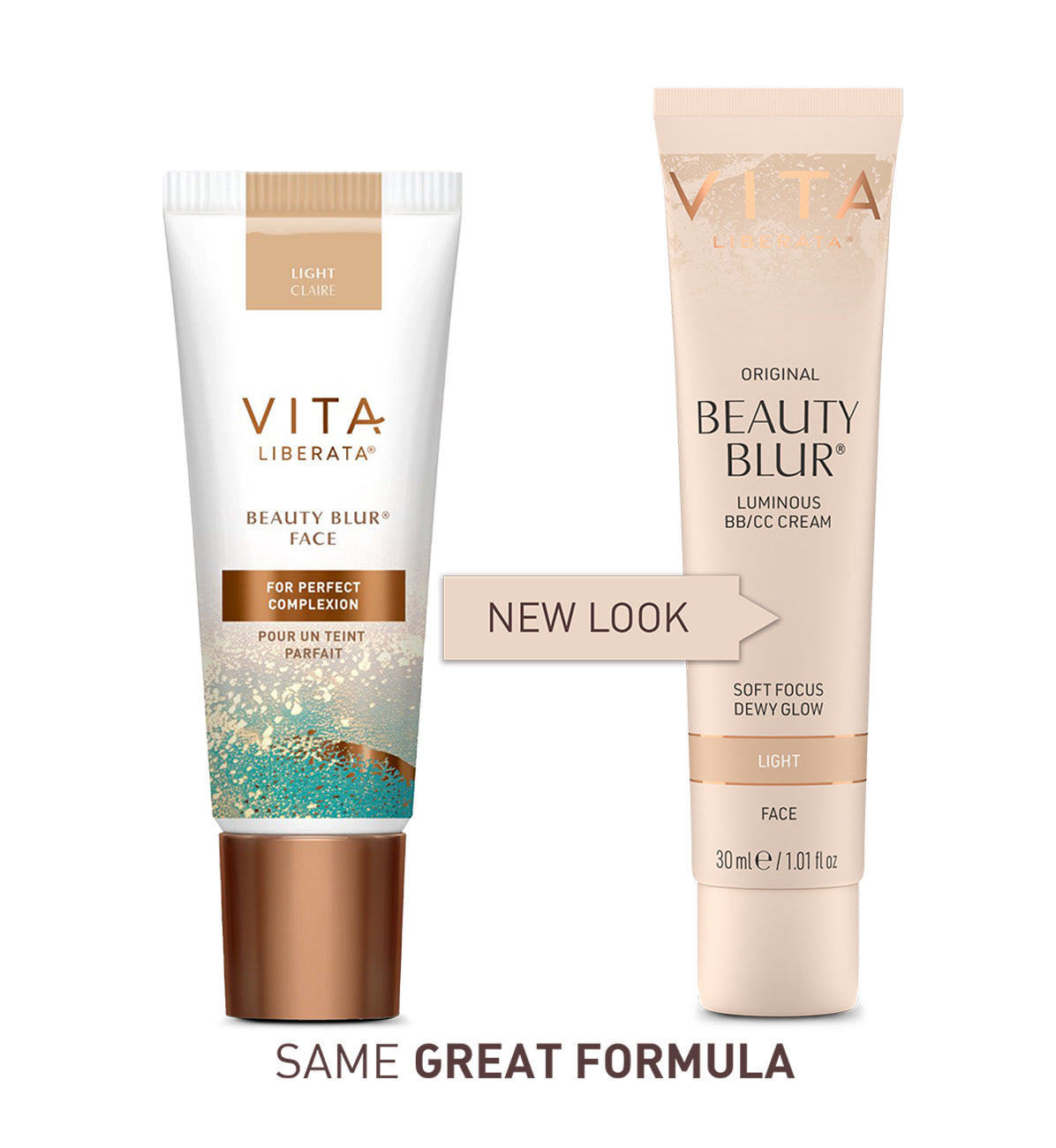 Vita Liberata Original Beauty Blur®, Luminous BB/CC Cream, Light