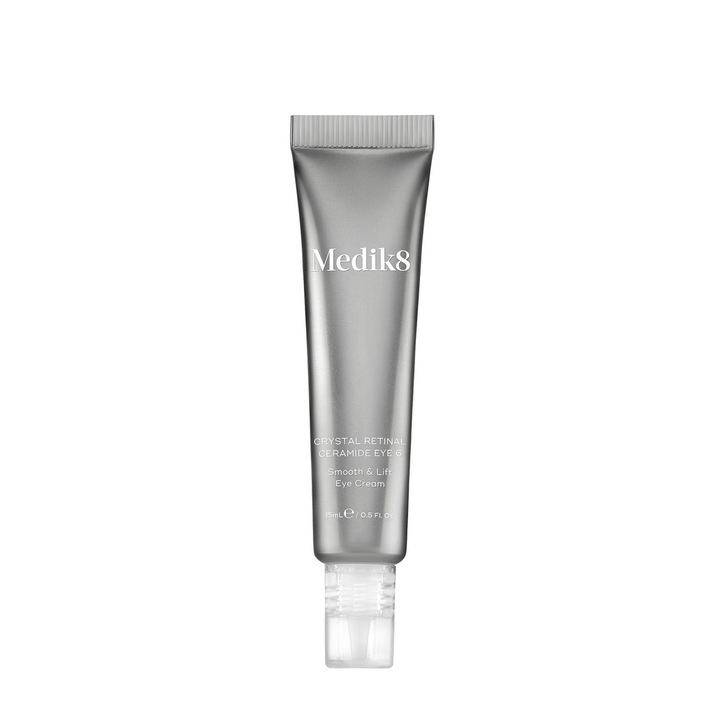 Medik8 Crystal Retinal Ceramide Eye 6 cream tube on a white background