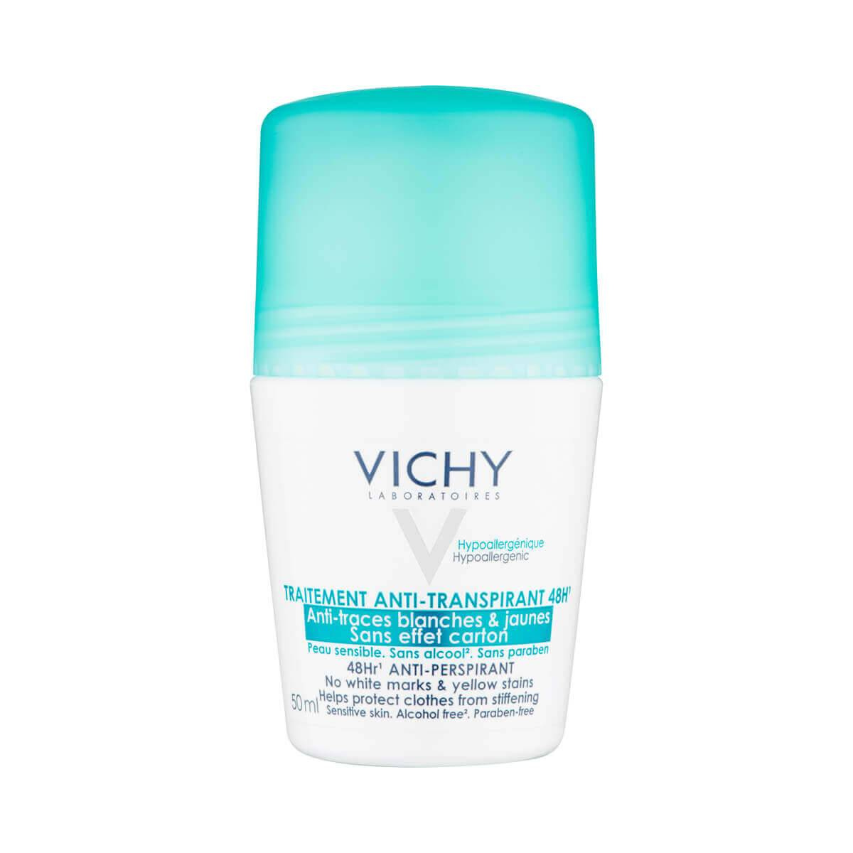 Vichy Deodorant Roll-On 48H No Marks 50ml