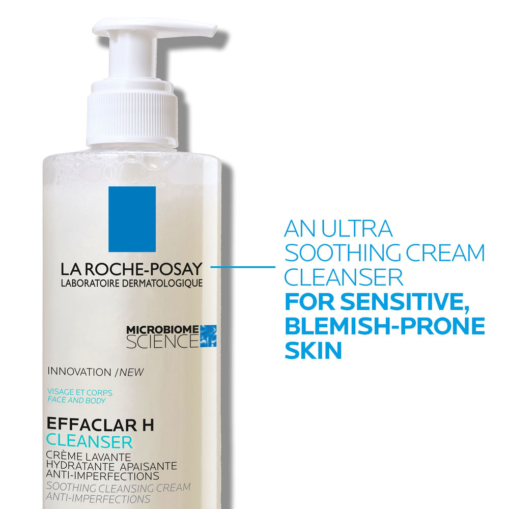 La Roche-Posay Effaclar H Iso-Biome Cleansing Cream 390ml