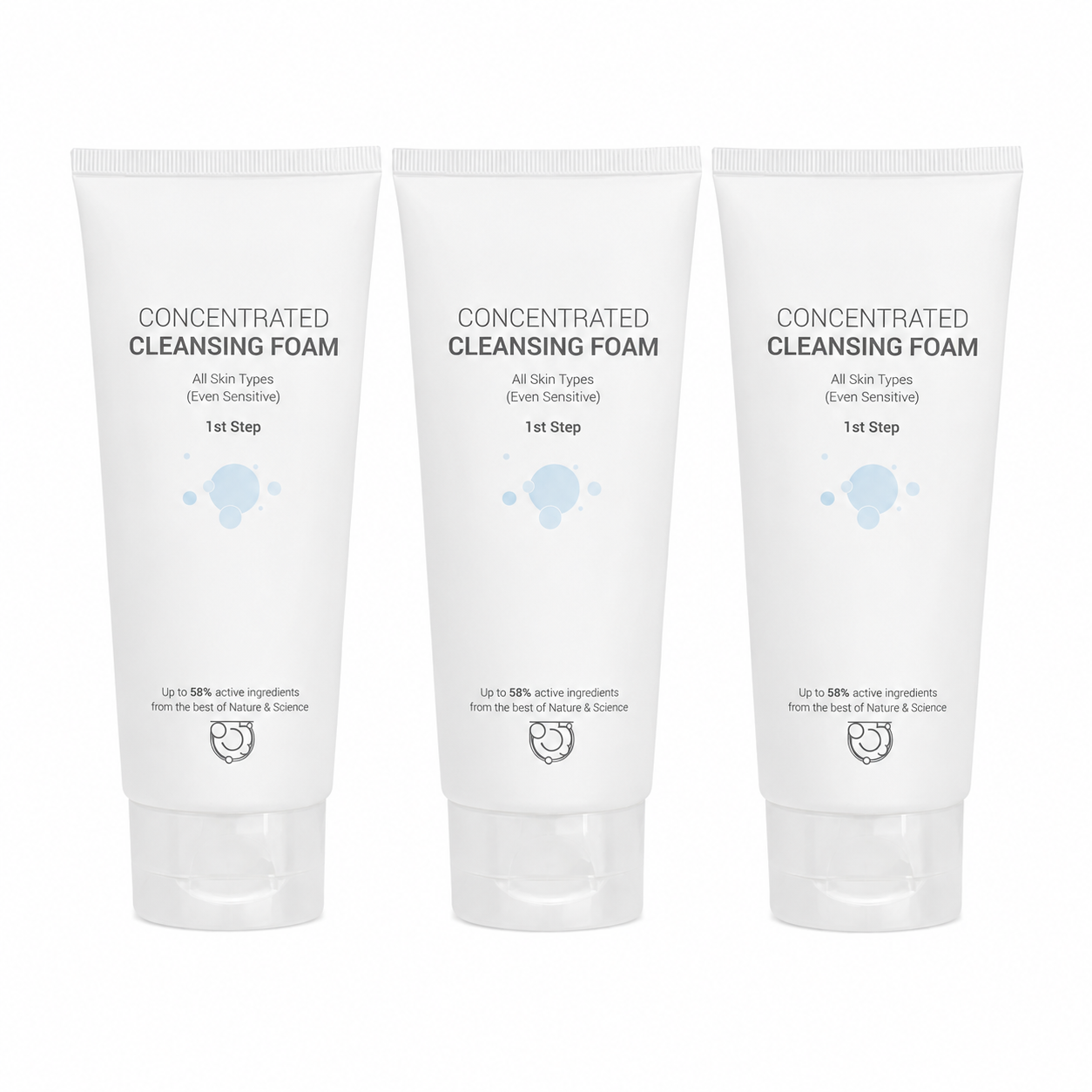 ClinicCare Concentrated Cleansing Foam 3 Pack Bundle