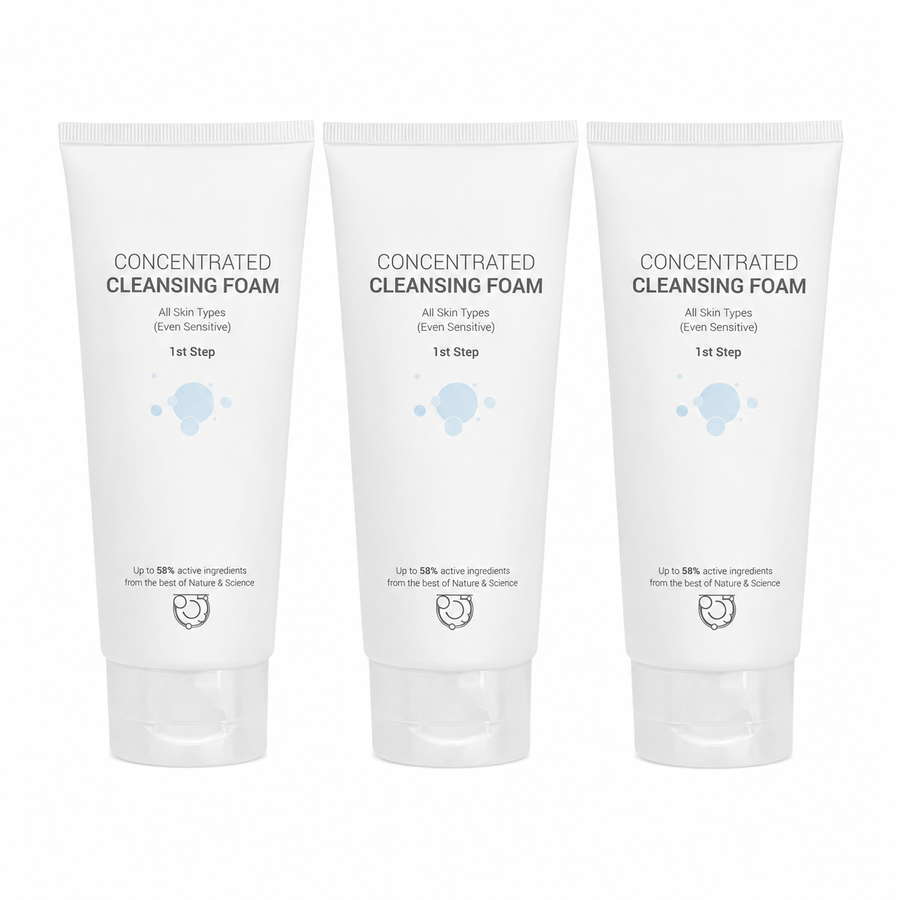 ClinicCare Concentrated Cleansing Foam 3 Pack Bundle