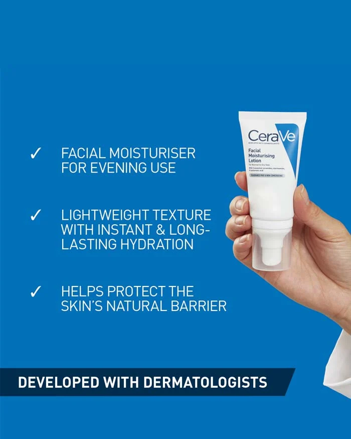 CeraVe PM Facial Moisturiser Night Cream 52ml