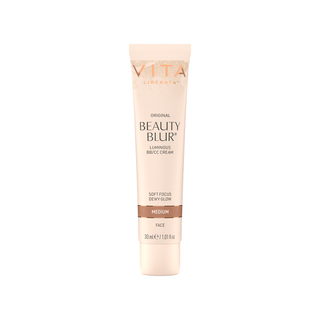 Tube of Vita Liberata Beauty Blur BB/CC cream medium