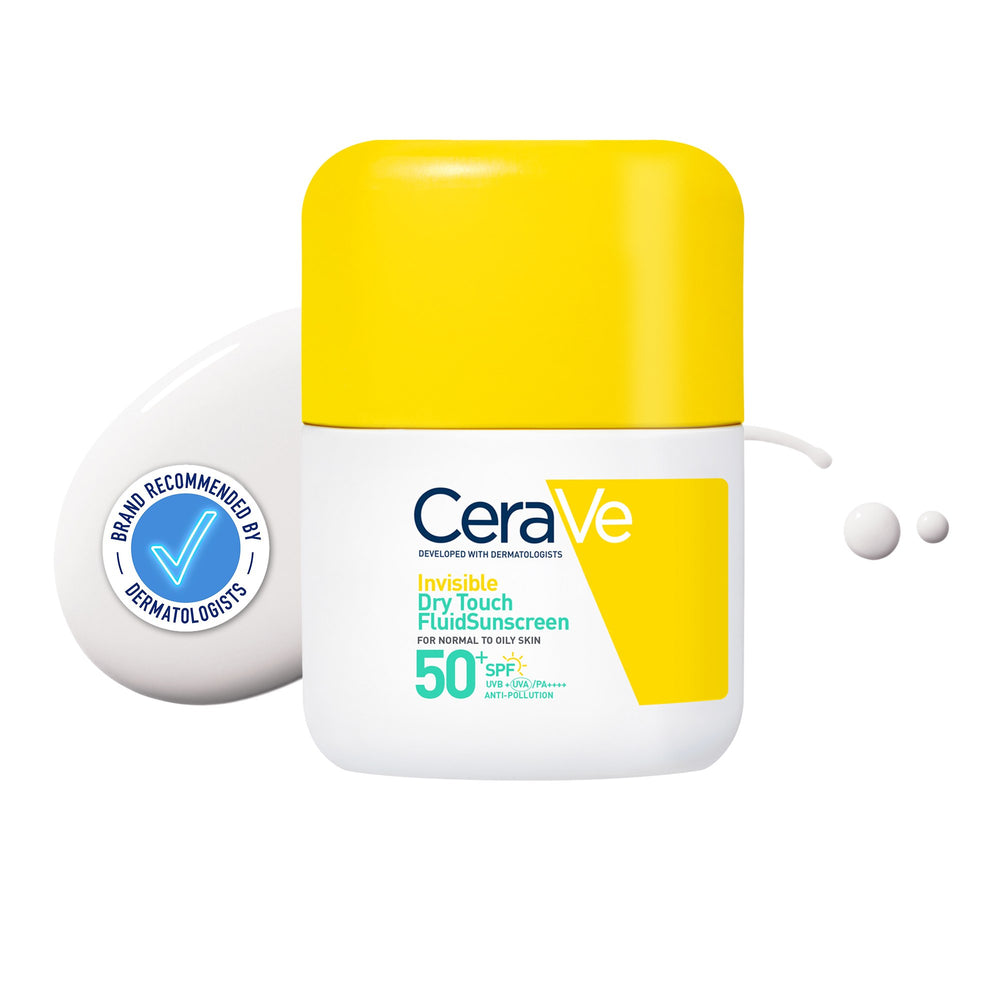 CeraVe Invisible Dry Touch Fluid Sunscreen SPF 50 50ml