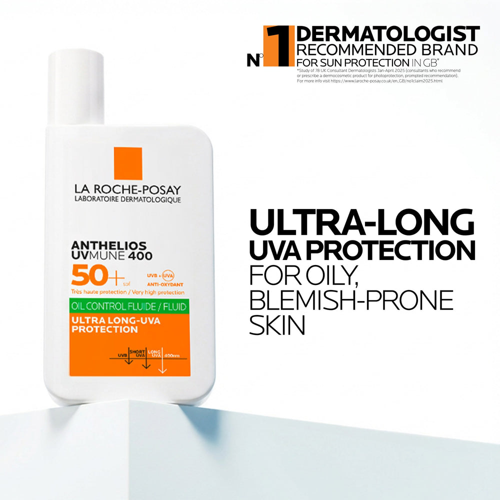 La Roche-Posay Anthelios UVMune 400 Oil Control Invisible Fluid SPF50+ 50ml