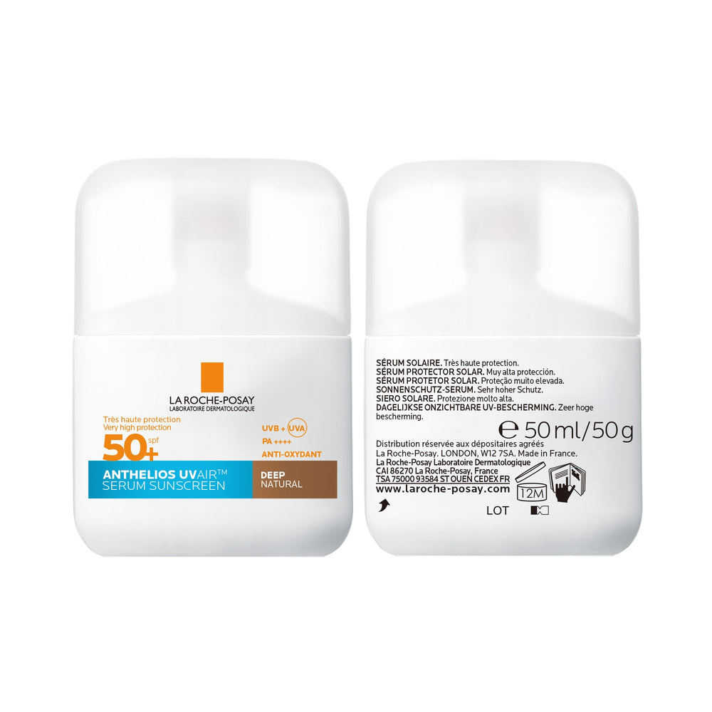 La Roche-Posay Anthelios UVAir Serum Sunscreen SPF50+ Deep 50ml
