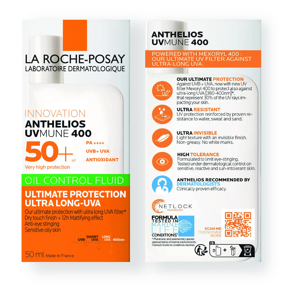 La Roche-Posay Anthelios UVMune 400 Oil Control Invisible Fluid SPF50+ 50ml
