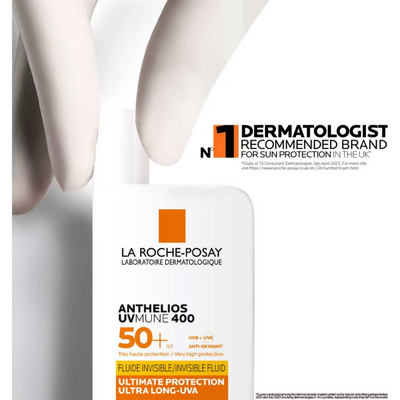 La Roche-Posay Anthelios UVMune 400 Invisible Fluid Non-Perfumed Suncream SPF50+ 50ml