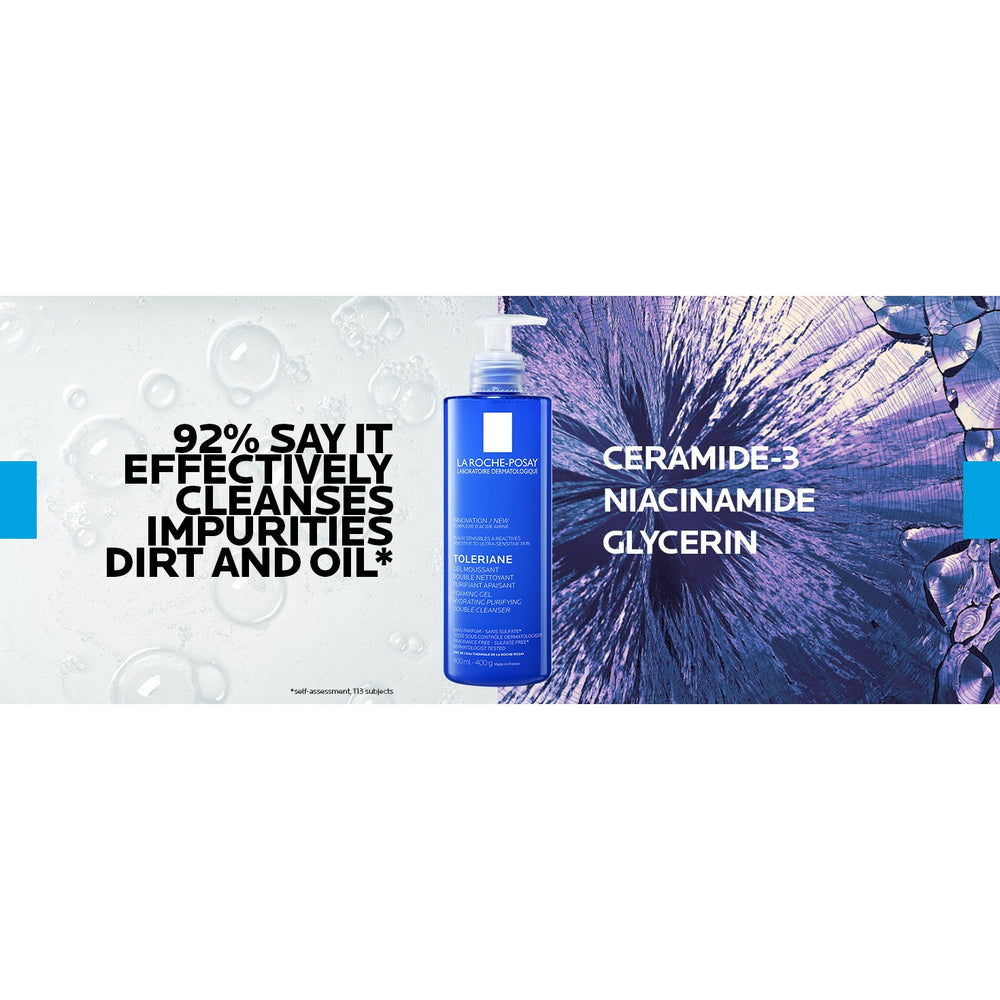 La Roche-Posay Toleriane Foaming Gel Face Cleanser 400ml